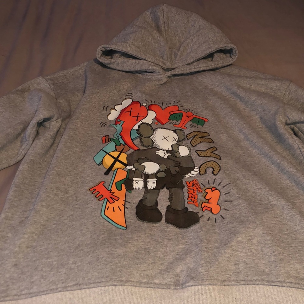 Kaws hooded sweatshirt